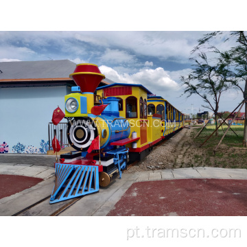 Trem turístico elétrico de equipamentos de parque de diversões